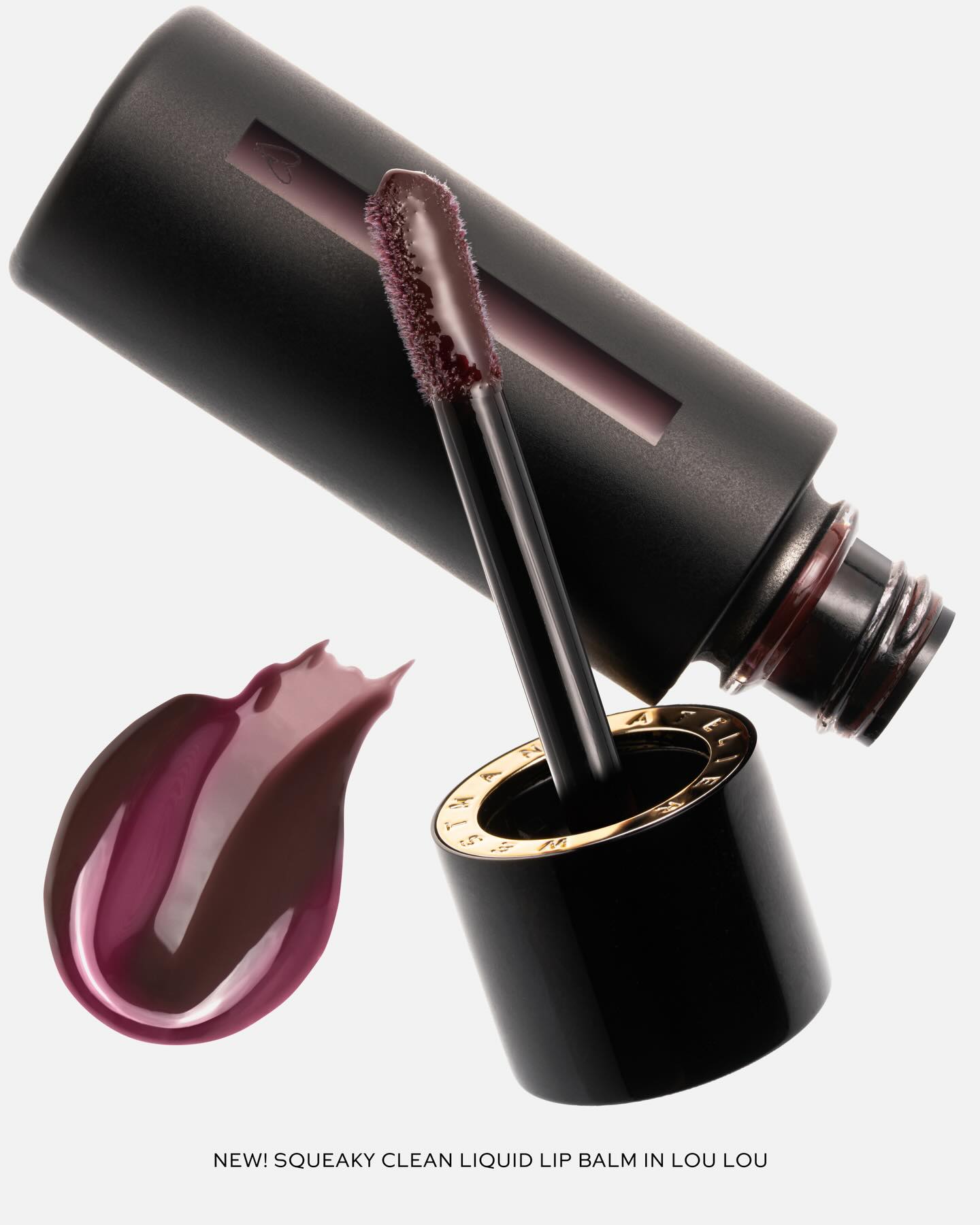 Westman Atelier has released a new shade of the Squeaky Clean Liquid Lip Balm, Lou Lou (sheer plum)