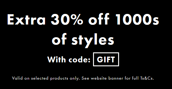 Extra 30% off sale at ASOS