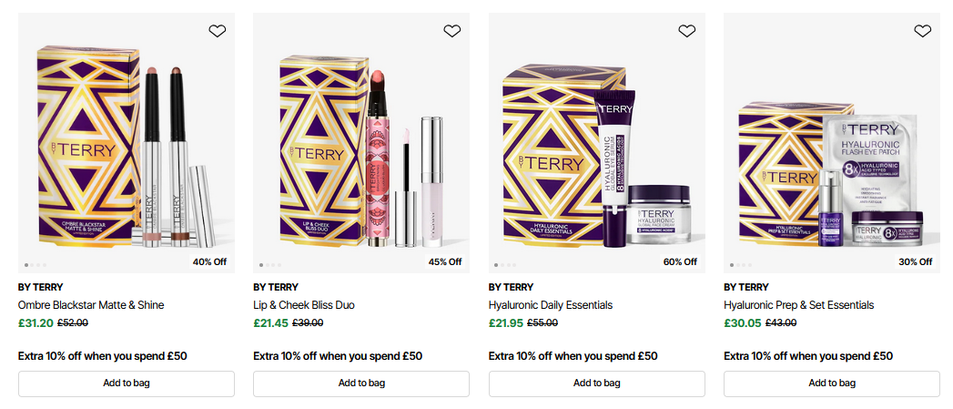 Up to 60% off By Terry Gift Sets at Beauty Bay