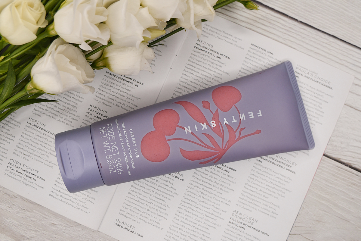 Fenty Skin Cherry Dub Triple Action AHA Body Scrub Fenty Skin Cherry Dub Triple Action AHA Body Scrub