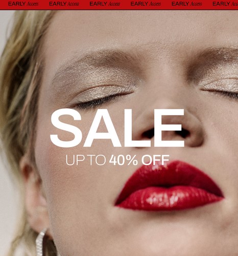 Up to 40% off sale at Cult Beauty