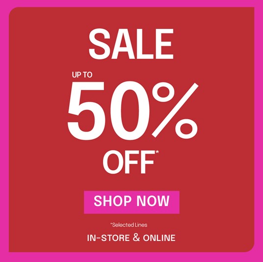Up to 50% off sale at Fenwick