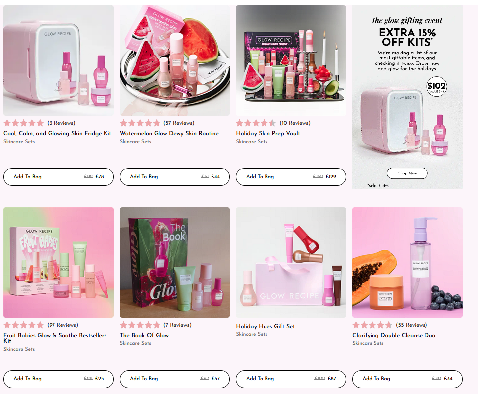 15% off Kits at Glow Recipe 15% off Kits at Glow Recipe