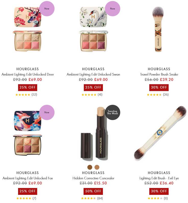 Up to 50% off Hourglass at Space NK