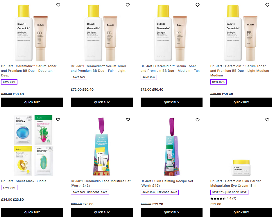 Up to 30% off Dr. Jart+ at Lookfantastic Up to 30% off Dr. Jart+ at Lookfantastic