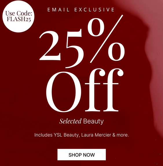 25% off selected at Lookfantastic