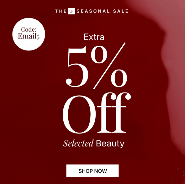 Up to 50% off sale at Lookfantastic