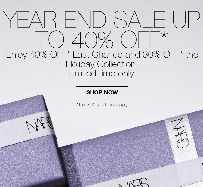 Up to 40% off sale at NARS