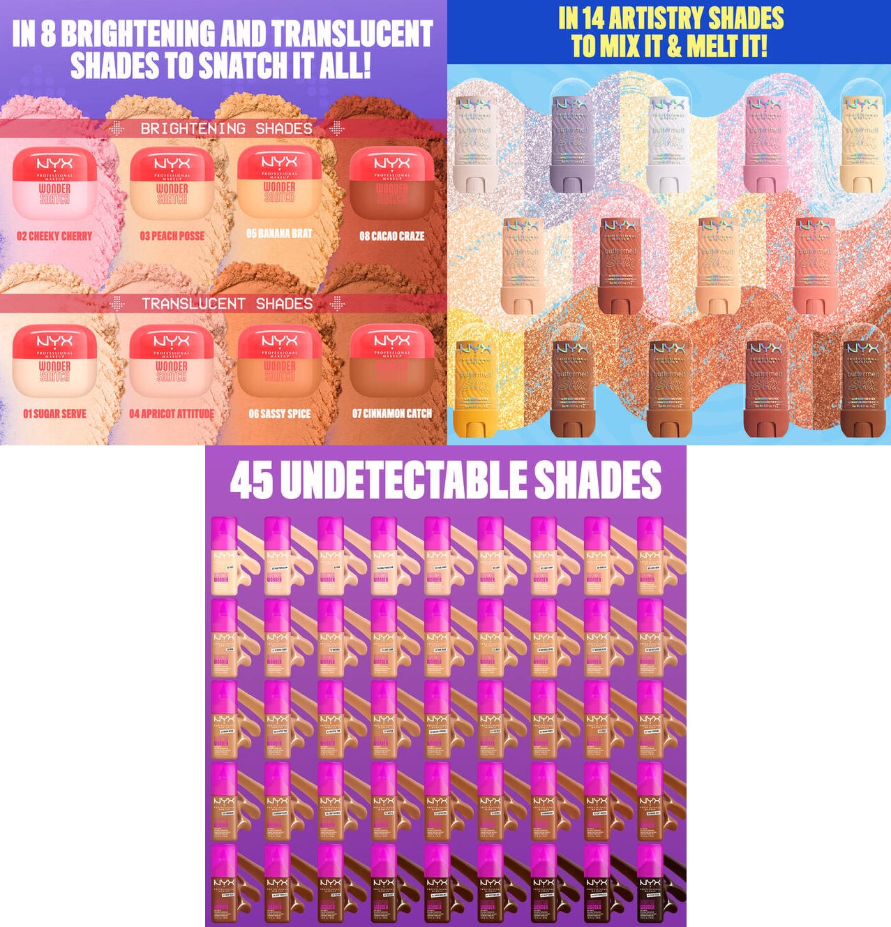 New launches from NYX