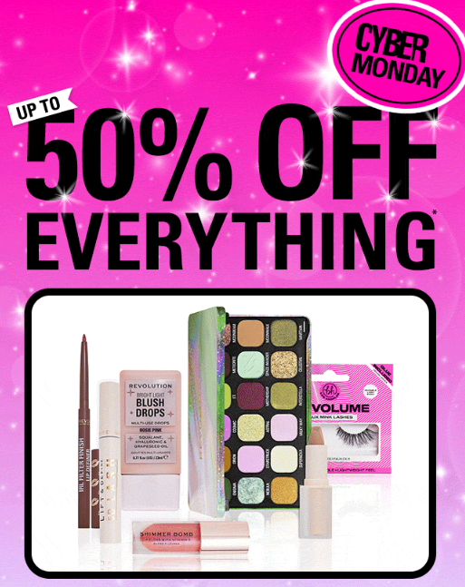 Up to 50% off sale at Revolution