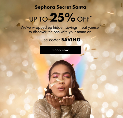 Up to 25% off sitewide at Sephora UK Up to 25% off sitewide at Sephora UK