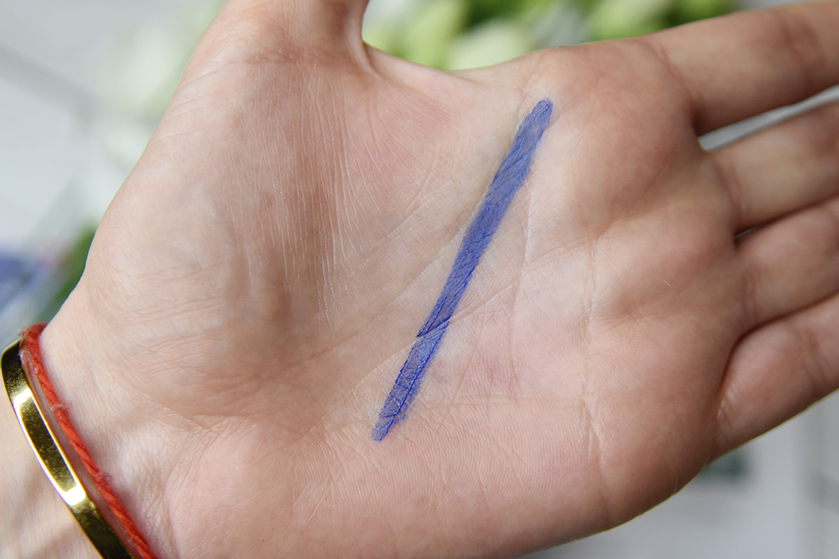 Sweed Beauty Satin Eyeliner in Diana Blue review