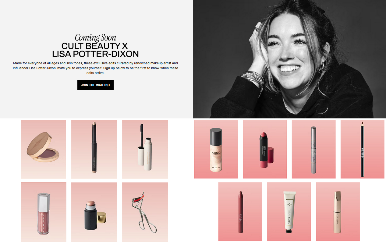 Cult Beauty x Lisa Potter-Dixon Edits are coming soon