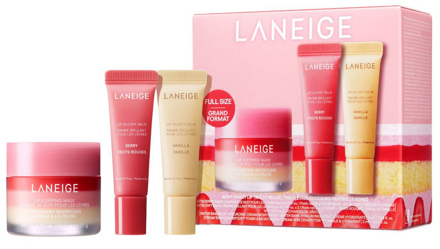 Laneige Berry Sweet Lip Trio 