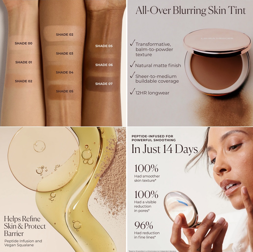 Laura Mercier Tinted Blur Balm Skin Tint with Peptides