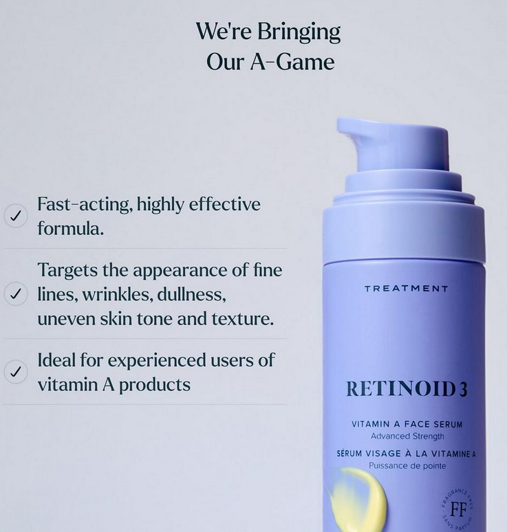 Skin Rocks Retinoid 3 Vitamin A Face Serum