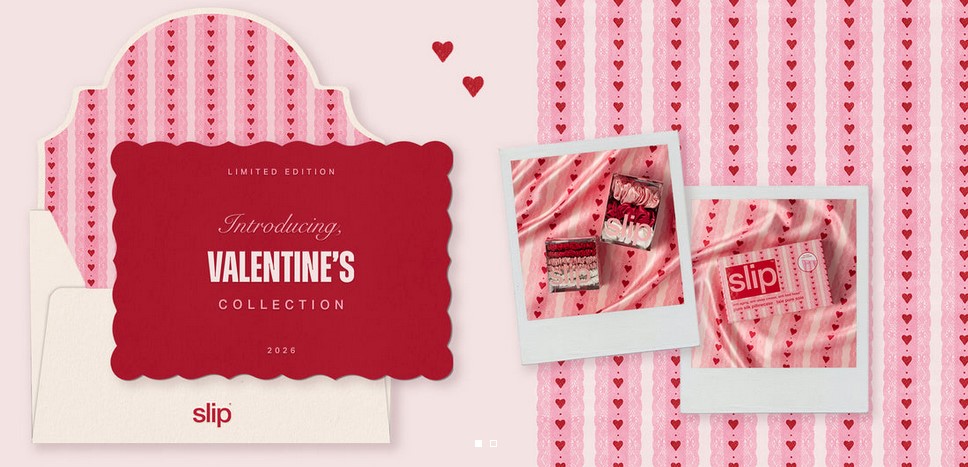 Slip Valentine’s Day 2026 Collection Slip Valentine’s Day 2026 Collection