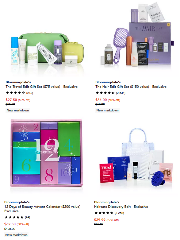 Up to 50% off Bloomingdale's Beauty Boxes