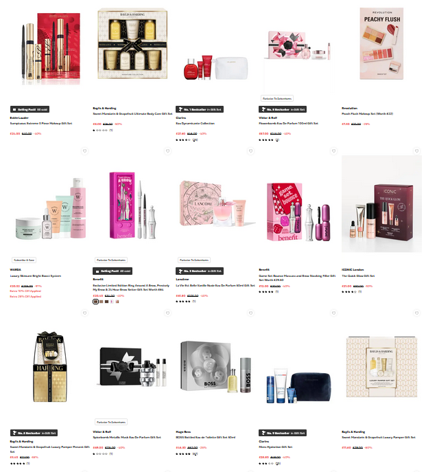 Up to 50% off Beauty Gift Sets at Debenhams