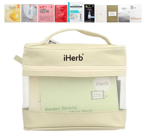 iHerb Korean Beauty Daily Glow Beauty Mask Pack Kit 2026