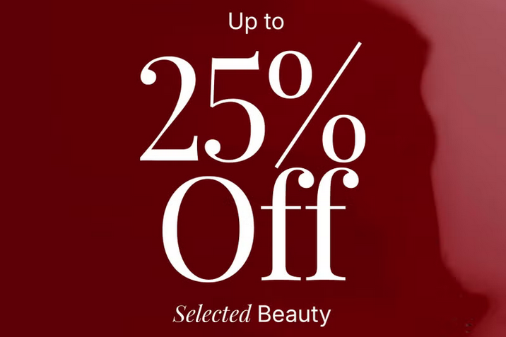 Up to 25% off selected at Lookfantastic