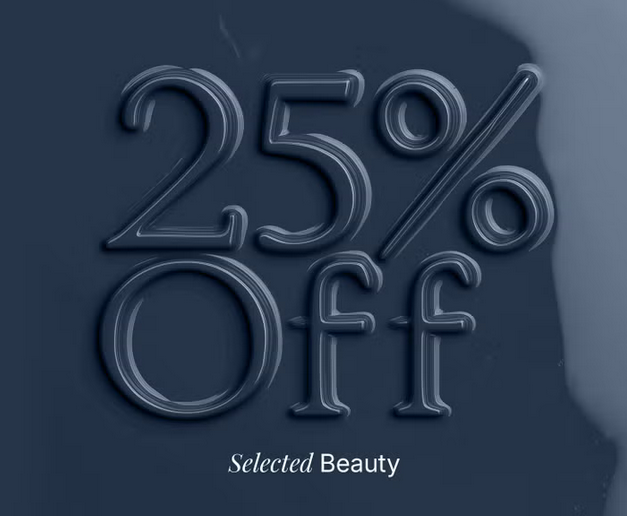 25% off selected at Lookfantastic