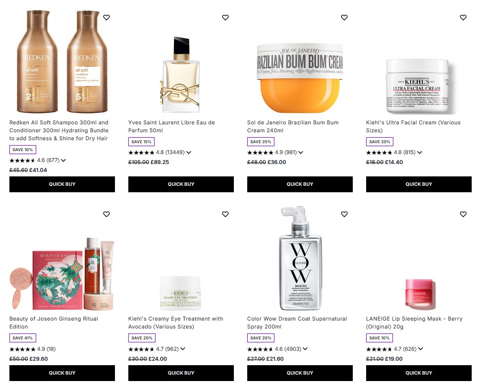Extra 6% off selected Payday Sale products at Lookfantastic Extra 6% off selected Payday Sale products at Lookfantastic
