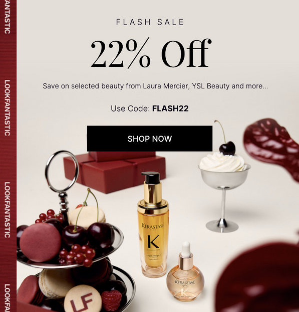22% off selected at Lookfantastic