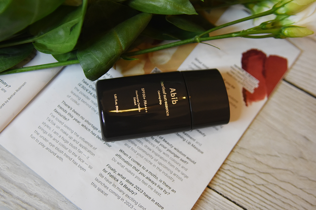 Abib Heartleaf Sun Essence SPF50 Review