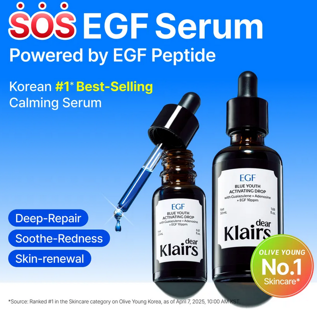 Dear, Klairs EGF Blue Youth Activating Drop