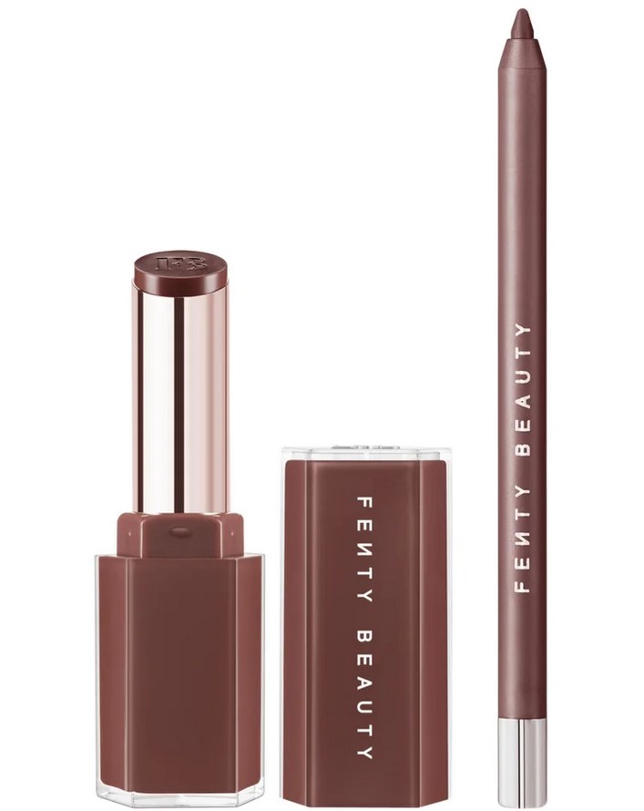Fenty Beauty Gloss Bomb Stix & Trace'd Out Lip Pencil - Rose Amber