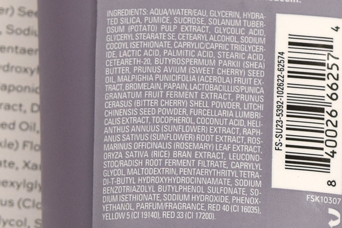 Fenty Skin Cherry Dub Triple Action AHA Body Scrub