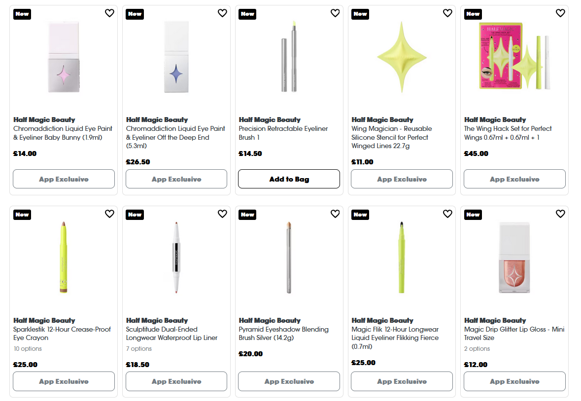 Half Magic Beauty has landed at Sephora UK