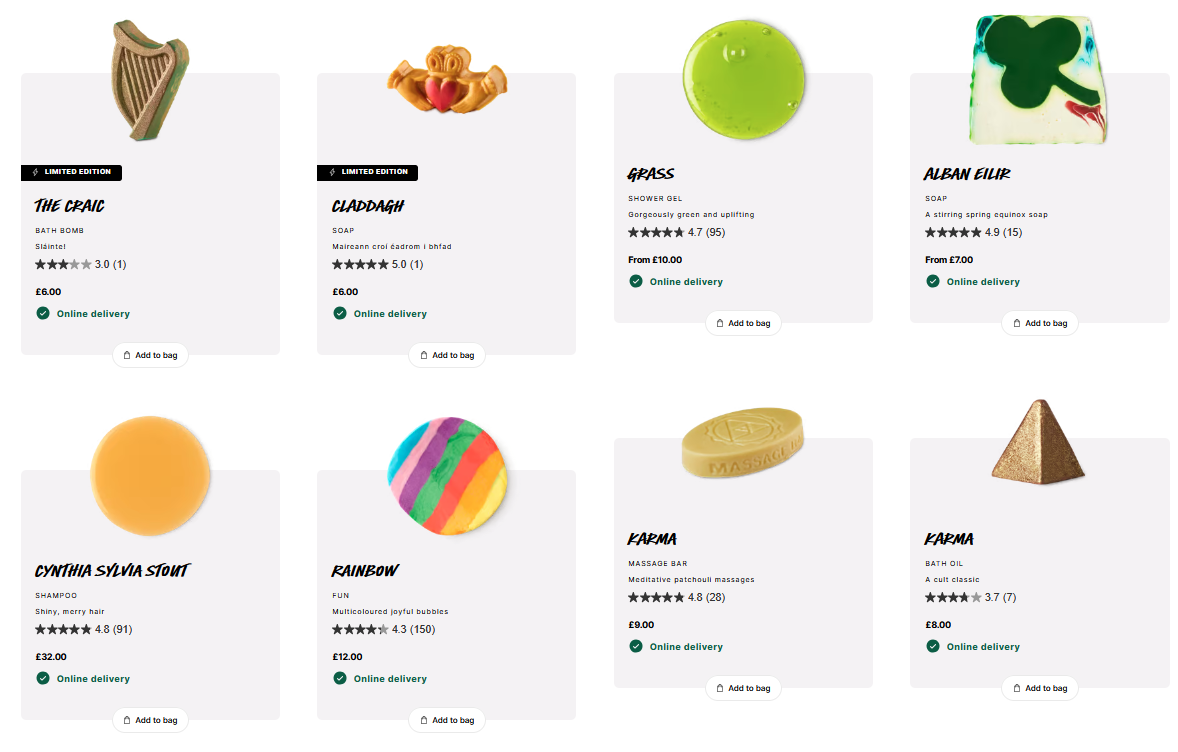 Lush St Patrick’s Day Collection