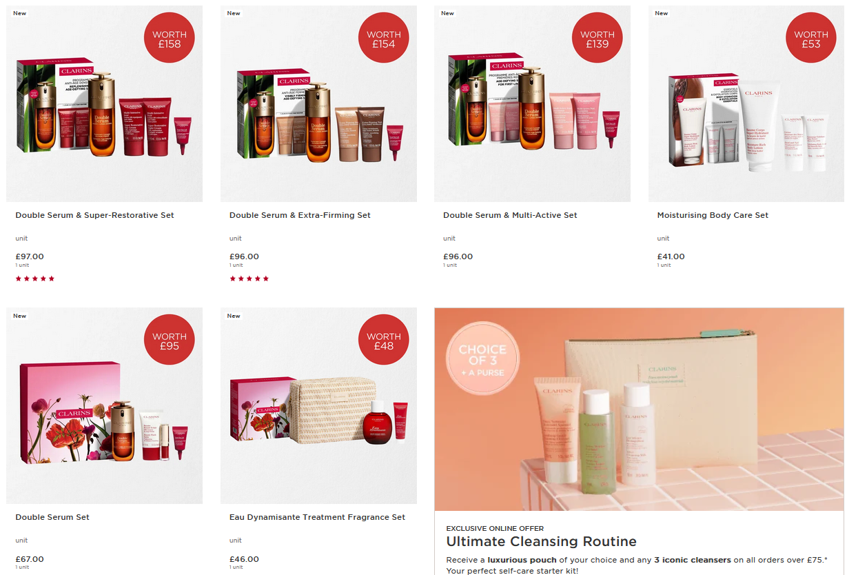Clarins Mother's Day Gift Sets