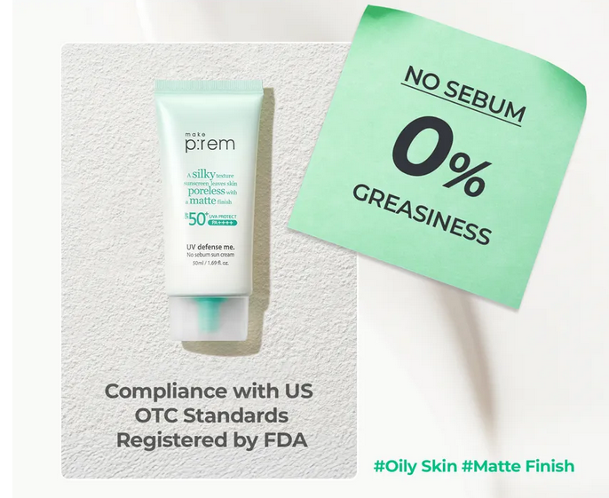 make p:rem UV Defense Me. Matte Airy-fit Sunscreen OTC Version