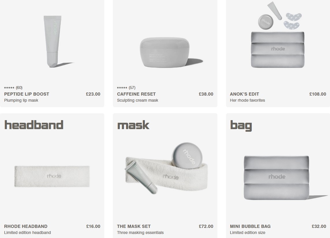 New launches from Rhode