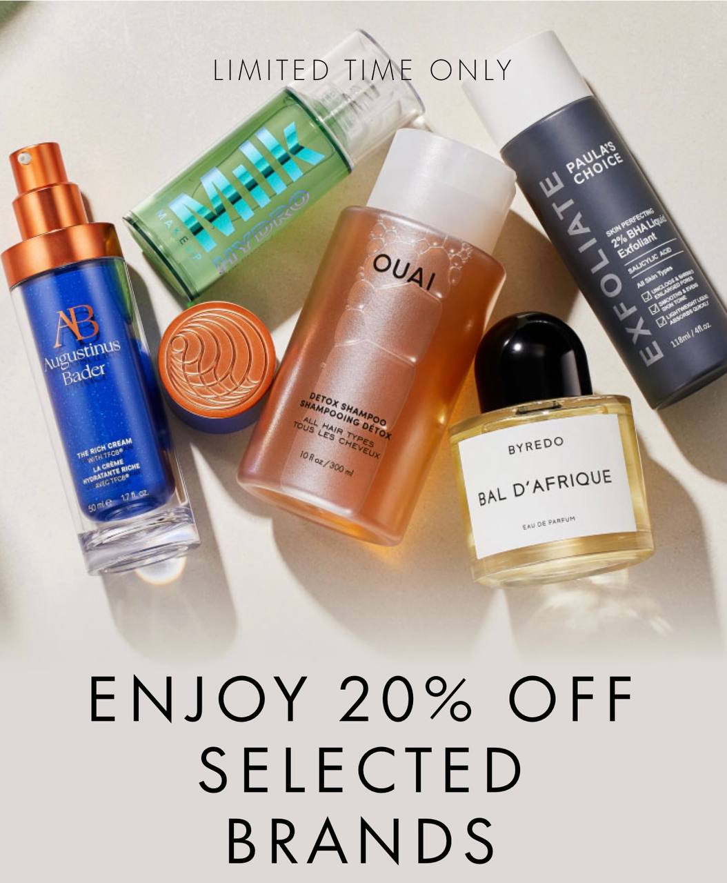 20% off Selected Brands at Space NK