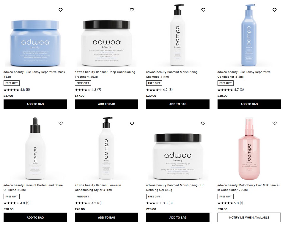 ADWOA BEAUTY is back in stocl at Cult Beauty ADWOA BEAUTY is back in stocl at Cult Beauty