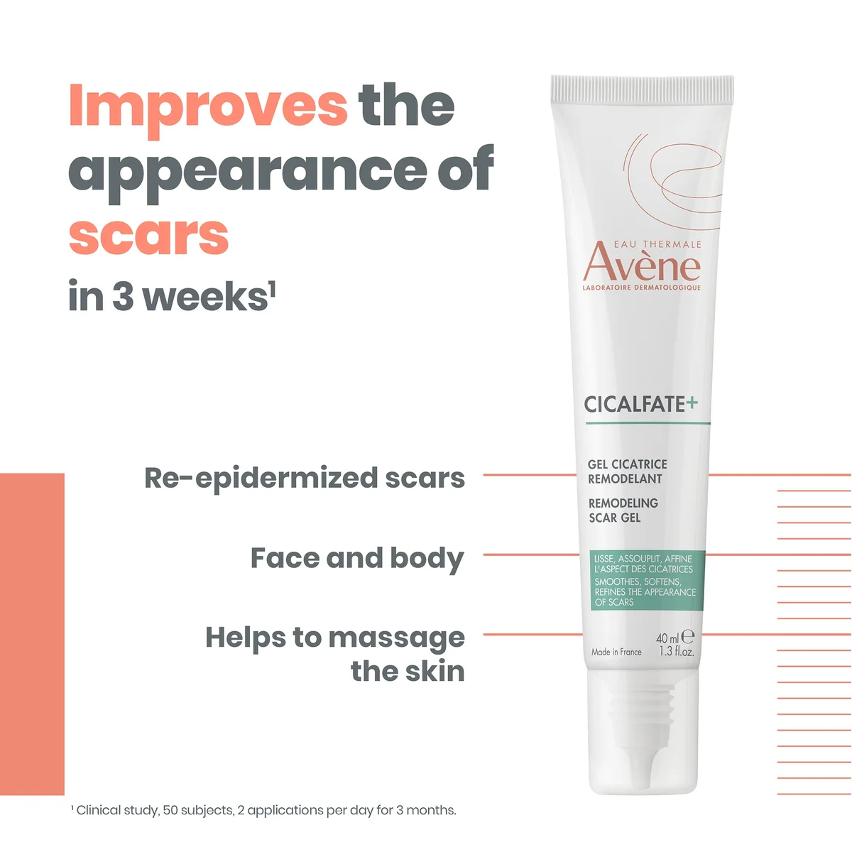 Avène Cicalfate+ Remodelling Scar Gel for Sensitive Skin Avène Cicalfate+ Remodelling Scar Gel for Sensitive Skin