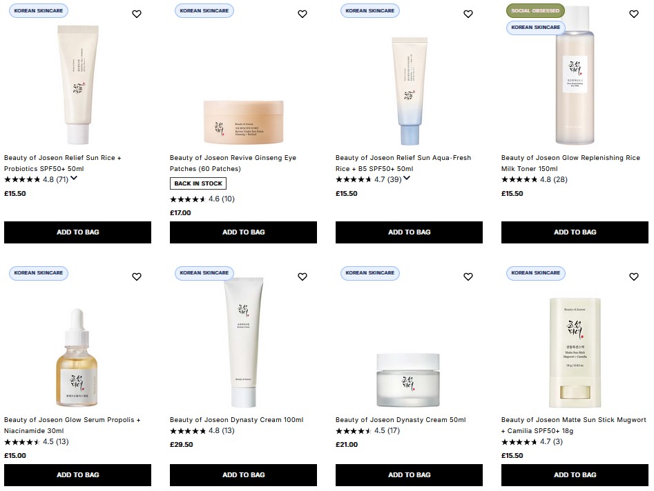 20% off Beauty of Joseon at Cult Beauty 20% off Beauty of Joseon at Cult Beauty