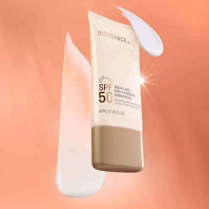 Biossance Daily Hydration Mineral Face Sunscreen SPF 50 + Squalane Biossance Daily Hydration Mineral Face Sunscreen SPF 50 + Squalane