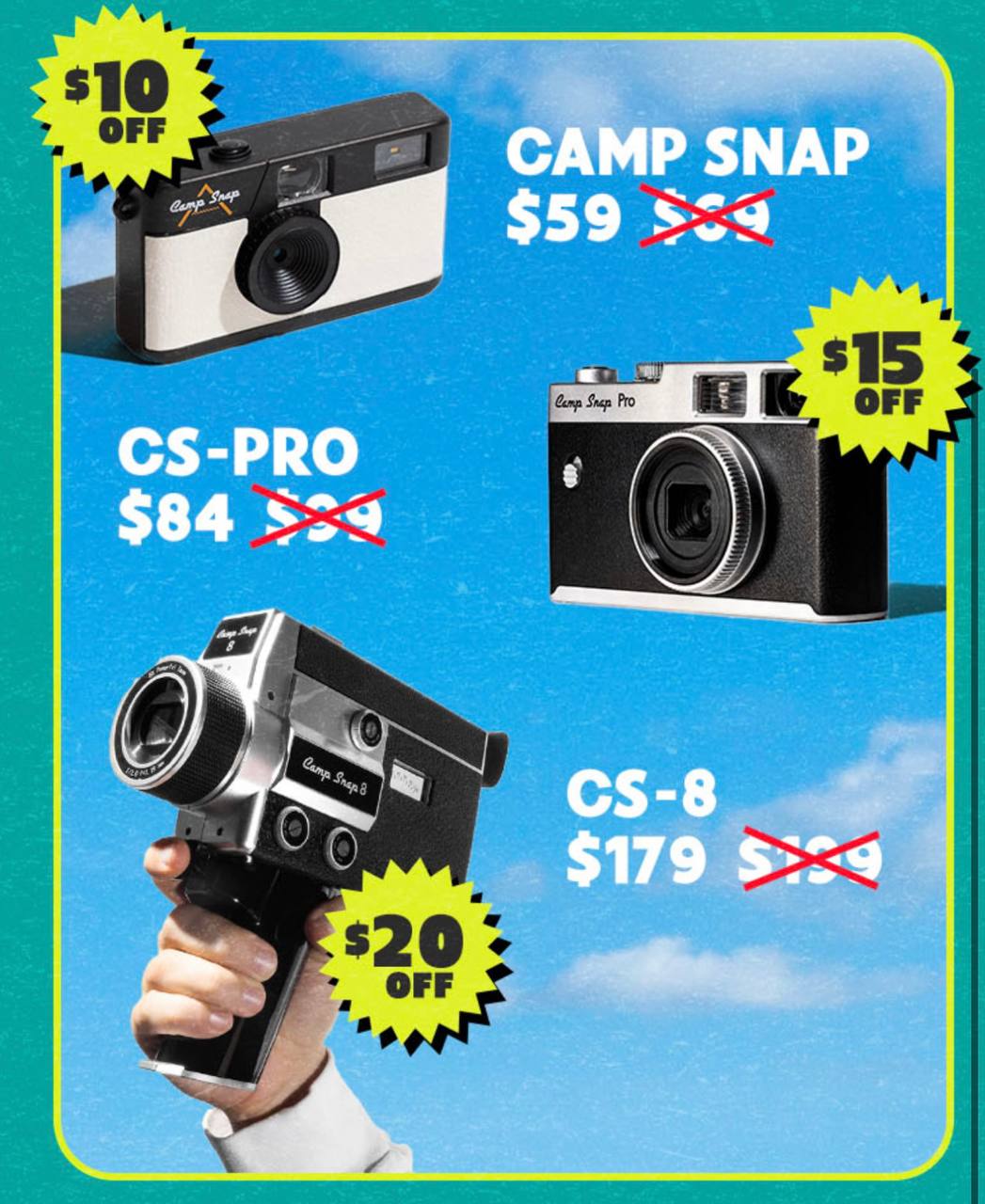Camp Snap Spring Sale Camp Snap Spring Sale