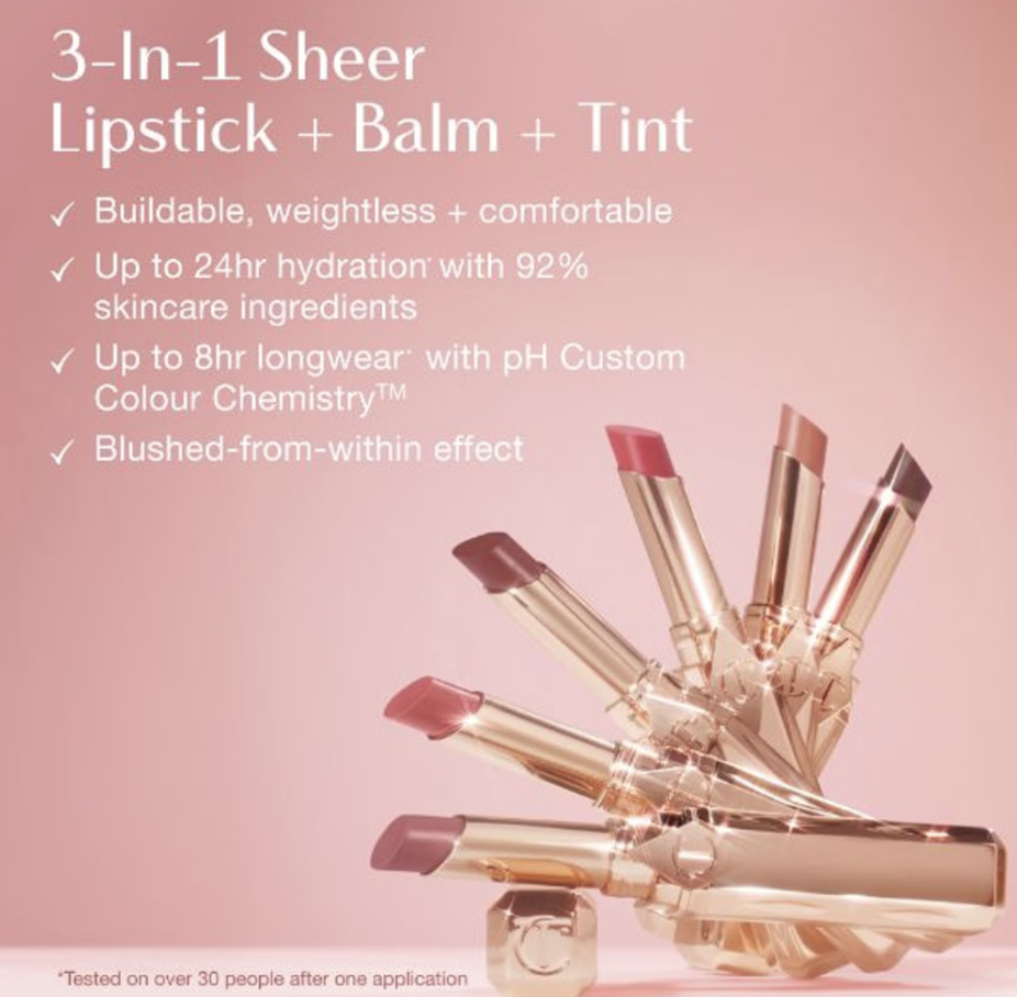 Charlotte Tilbury Pillow Talk Blush Balm Lip Tint Charlotte Tilbury Pillow Talk Blush Balm Lip Tint