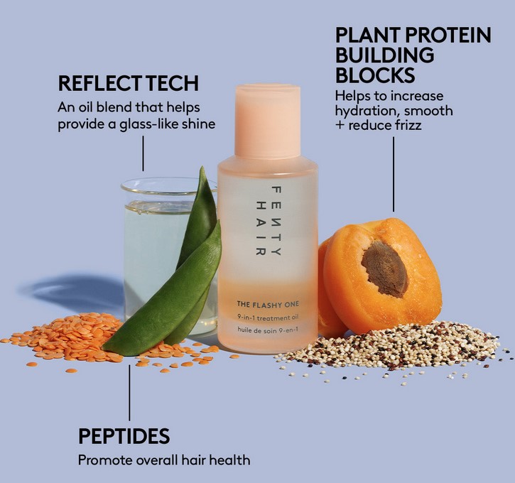 Fenty Hair The Flashy One 9-In-1 Treatment Oil Fenty Hair The Flashy One 9-In-1 Treatment Oil