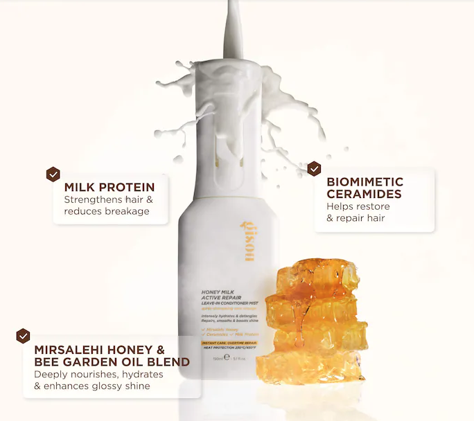 Gisou Honey Milk Active Repair Leave In Conditioner Mist Gisou Honey Milk Active Repair Leave In Conditioner Mist