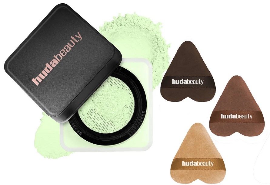 HUDA BEAUTY Easy Bake & Puff Set - Matcha Milk Cake HUDA BEAUTY Easy Bake & Puff Set - Matcha Milk Cake