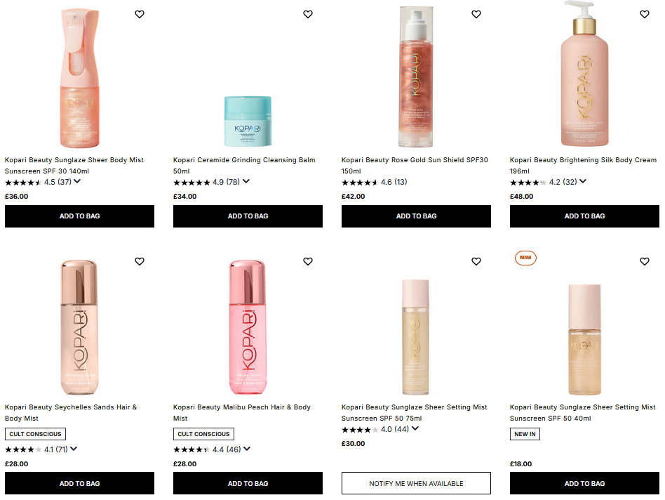 20% off Kopari Beauty at Cult Beauty 20% off Kopari Beauty at Cult Beauty