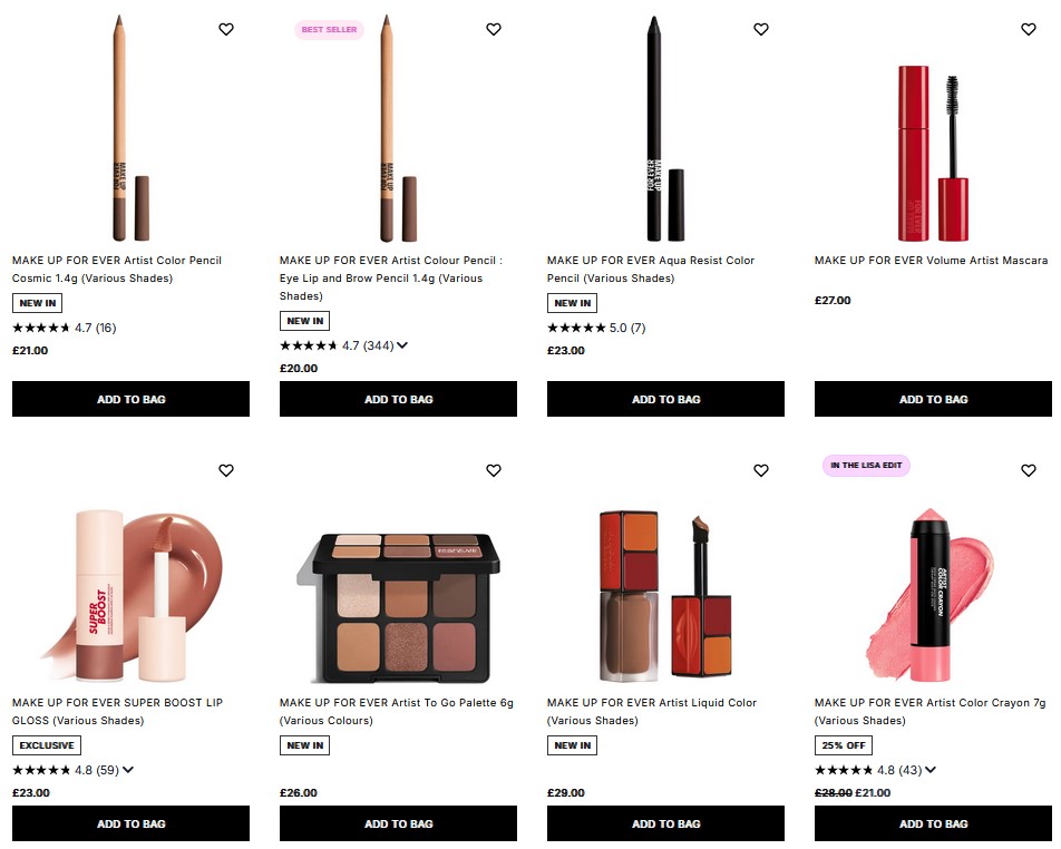 20% off MAKE UP FOR EVER at Cult Beauty 20% off MAKE UP FOR EVER at Cult Beauty