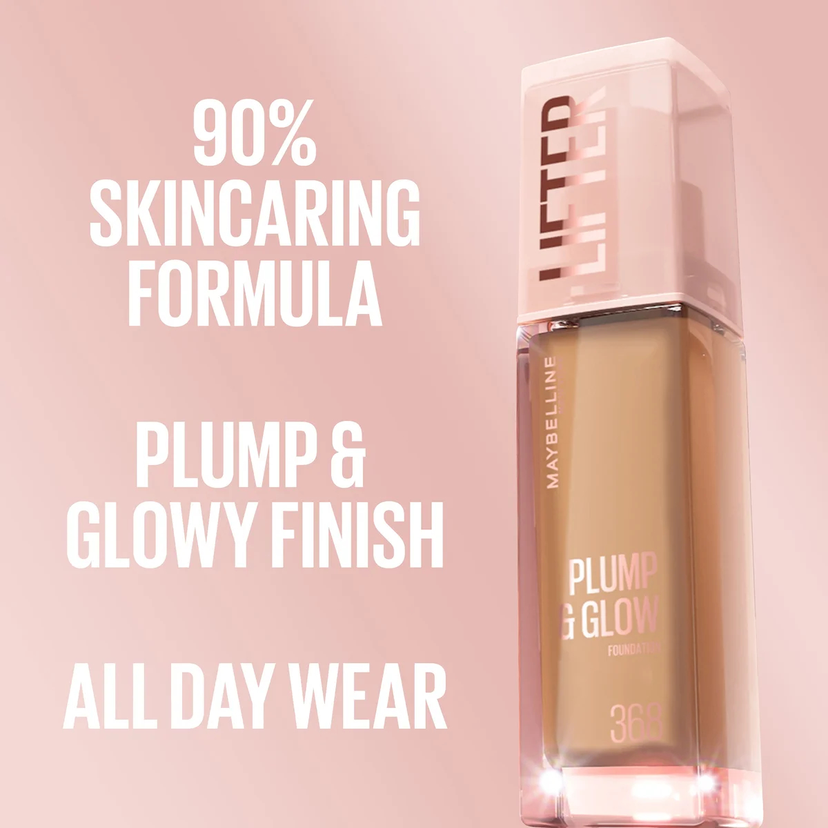 Maybelline New York Lifter Lifter Plump & Glow Foundation, All Day Wear Maybelline New York Lifter Lifter Plump & Glow Foundation, All Day Wear